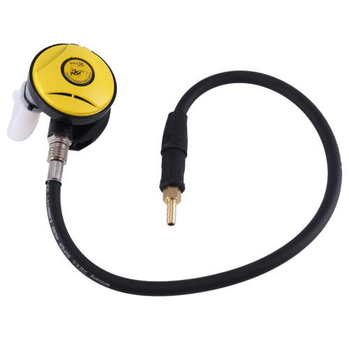 Scubaduik Regulator met Snorkelbuis en Snorkeluitrusting – 2e Duik – Geel 1