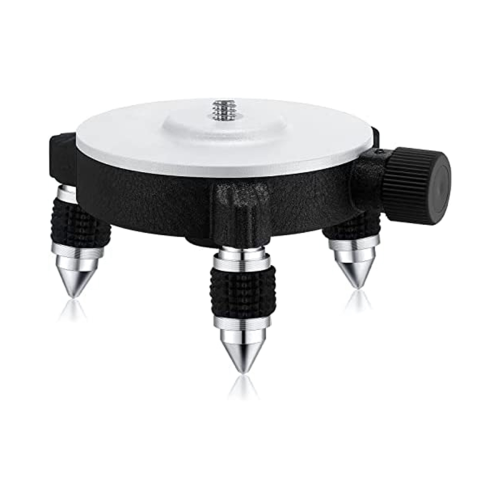 360Adjust Laser Level Adapter Rotating Base for Laser Level Tripod Connector Pivoting Base Fine Tuning Holder