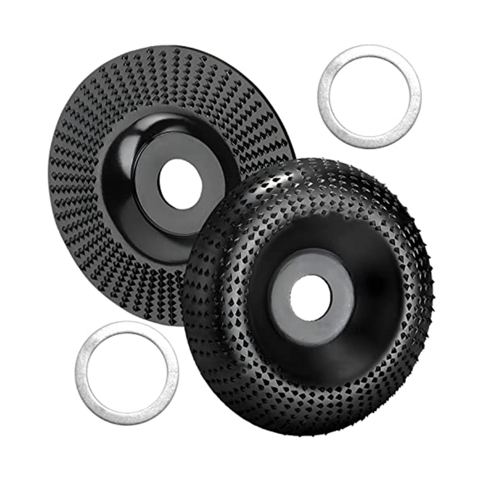 2 Pack Wood Grinding Wheel For Angle Grinder 125Mm Wooden Carvings Wood Milling Cutter Of The Milling Disk 4852847389406