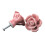 10 Pcs Ceramic Vintage Floral Rose Flower Door Knobs Handle Drawer Kitchen + Screws (Pink) 3