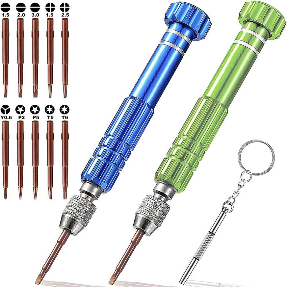 Glasses Screwdriver, Eyeglass Repair Kit With 10 Magnetic Screwdriver Tips, For Watch Phone Laptop Jewelry Electronic 4852847394721