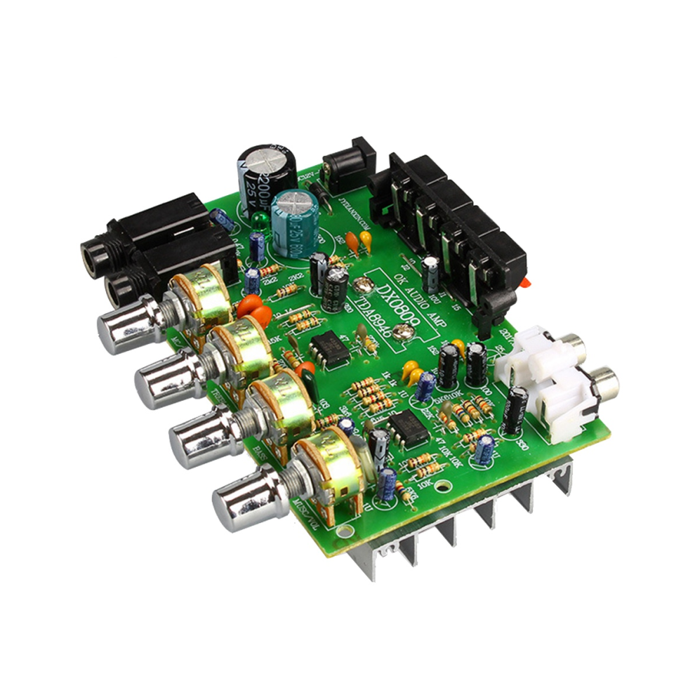 Dc 12V 40W+40W Stereo Audio Amplifier Board Digital Microphone Amplifier With Tone Control Speaker Amp 4852847398415