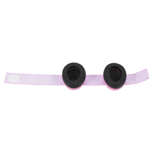 1 paire de cache-oreilles antibruit pour bébé, sangle élastique, protection auditive, casque antibruit, protection auditive, rose 2