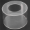 1Pc Round Acrylic Cake Display Board Cake Edge Smoother Scraper Cake Tray DIY Round Decor Cake Refillable Board(A) 5