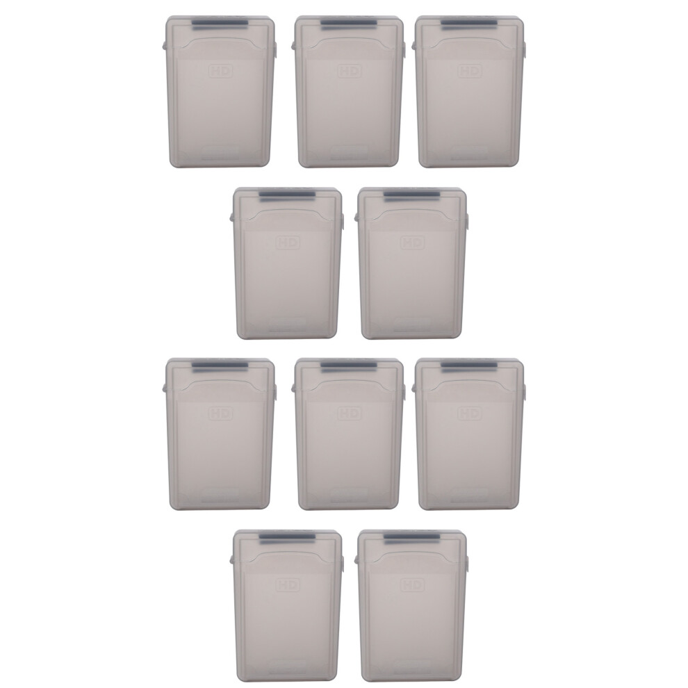 10Pcs 3.5 Inch Ide Sata Hdd Hard Drive Disk Plastic Storage Box Case Enclosure 4852918035263