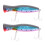 2Pcs Popper Angeln 3D mit Drillingen 12cm 42G Topwater Harten Köder Weiche Isca Künstliche Angeln Köder Tackles 1