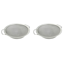 Lot de 2 filtres à peinture en acier inoxydable, 60 mailles, 29 cm de large