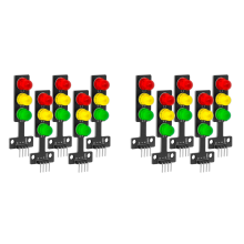 10x LED Traffic Light Module DIY Mini Traffic Light 3.3-5V Compatible with for