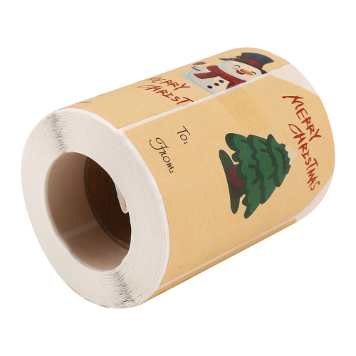 Christmas Gift Tags Stickers, 250Pcs/roll 6 Style 2