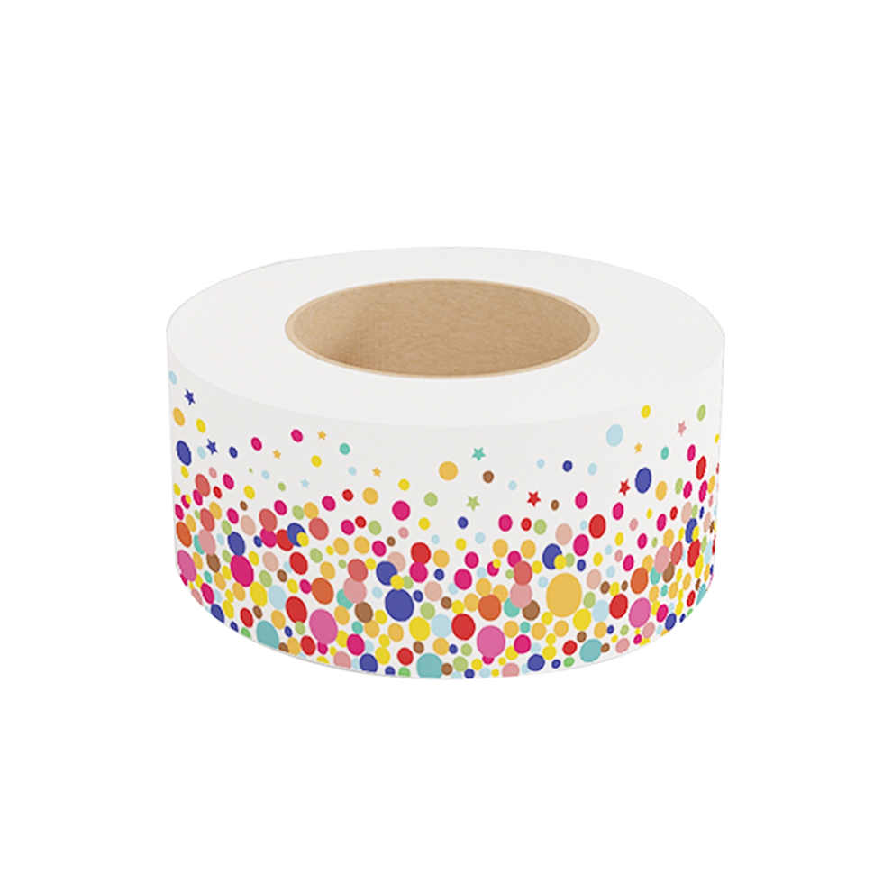 20M Gewellte SchöNe Aufkleber, Buntes Punktmuster-image