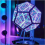 Dodecaedron Color Art Light,Space LED Lamp, USB Charging 6