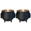 Cauldron Tea Light Holder Halloween Spooky Witch Jar Candle A 2