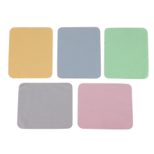 Conjunto de 5 panos de camurça macios para limpeza de óculos — fibra fina
