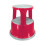 Q-Connect Red Metal Step Stool - KF04843 1