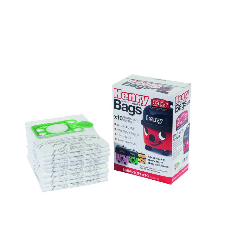 Numatic Henry Vacuum Cleaner Bags (Pack of 10) - 907166