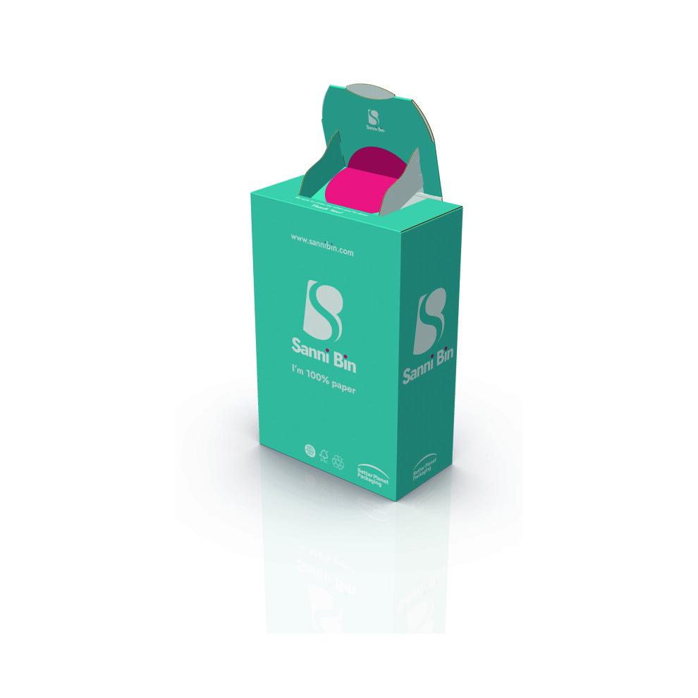 Sanibin Sannibin Feminine Hygiene Flat Pack Disposal Bin (Pack Of 10)