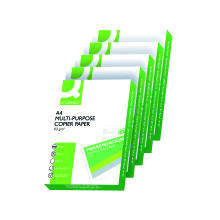 Q-Connect A4 White 80gsm Copier Paper (Pack of 2500) - KF01087