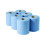 2Work 135mm Blue 3-Ply Centrefeed Roll (Pack of 6) - 2W00083 1