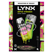 (Buy 1) Lynx Epic Fresh Duo Gift Set with Body Spray & Bodywash - Zesty Clean Scent