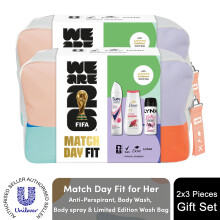 (Buy 2) FIFA Match Day Fit Gift Set for Her with Body Wash Body Spray and Wash Bag