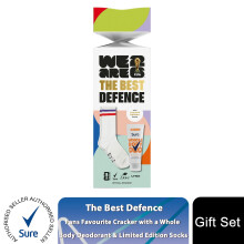 (Buy 1) The Best Defence FiFA Gift Mens Whole Body Deodorant & Socks Gift Set