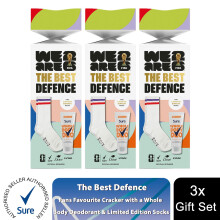 (Buy 3) The Best Defence FiFA Gift Mens Whole Body Deodorant & Socks Gift Set