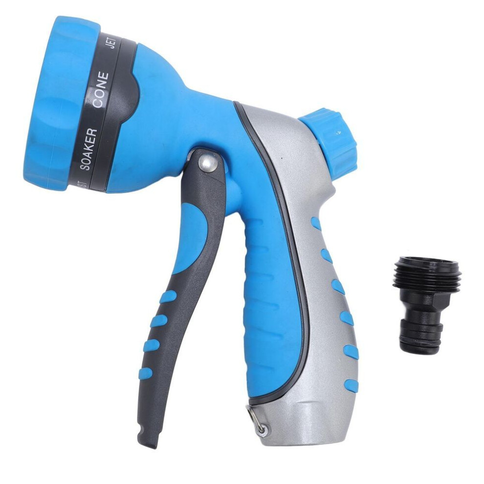 8 Pattern Front Trigger Garden Nozzle Multifunctional High Pressure Water Hose Nozzle For Outdoor