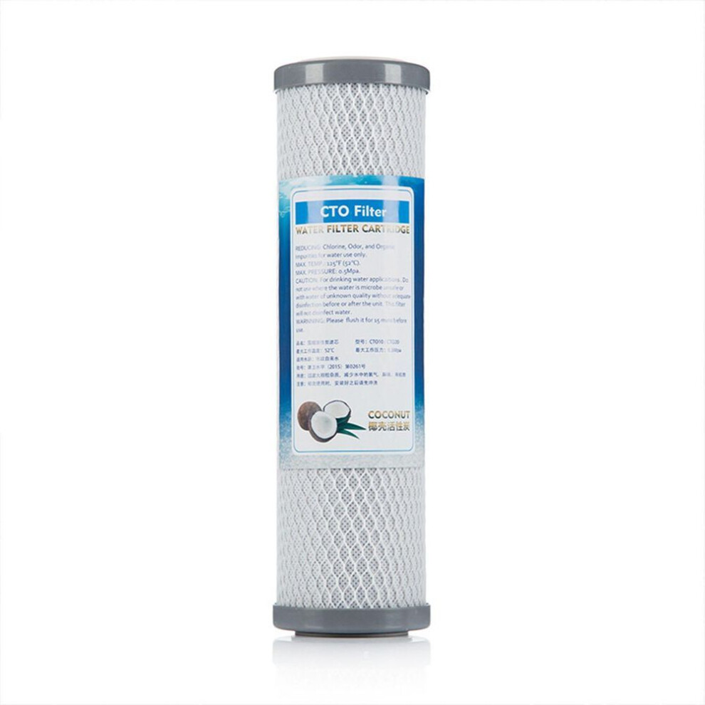 Water Filter Cartridge Cto Coconut Shell Activated Carbon Purifier Cartridge For 10in Filter