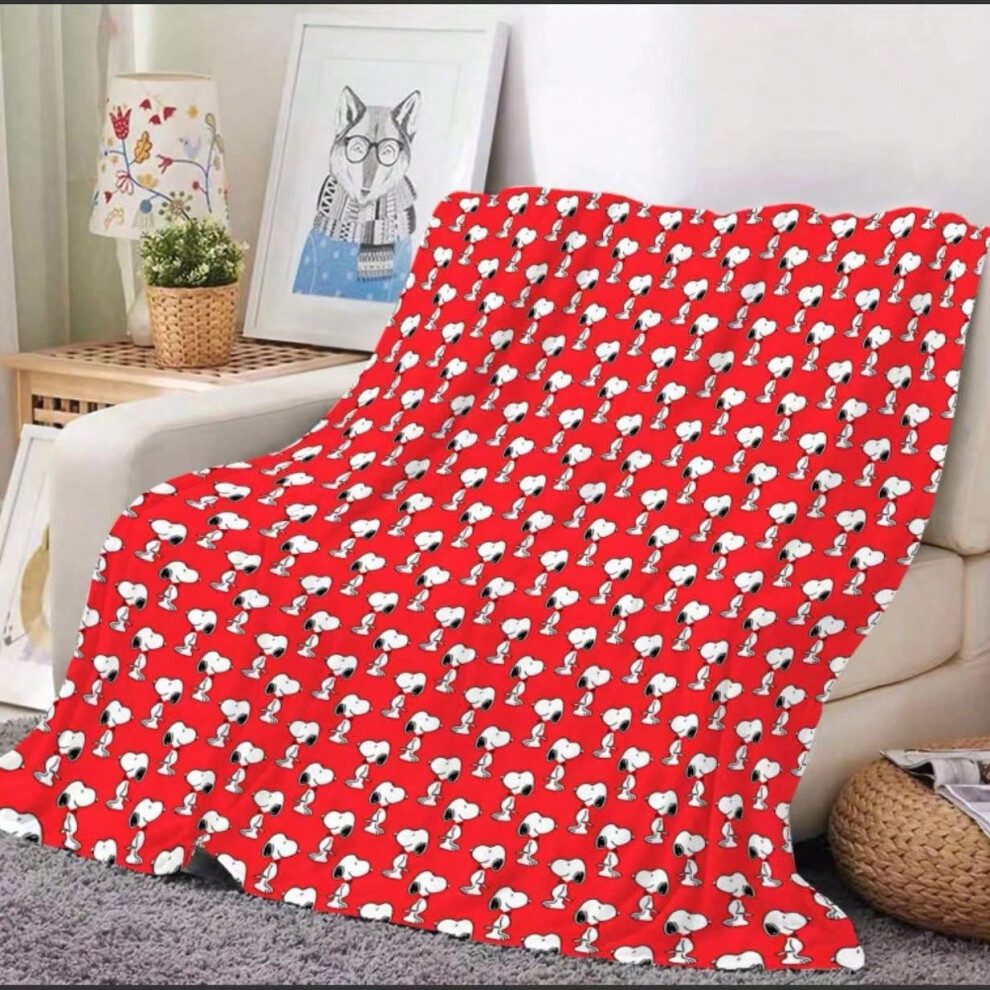 (Snoopy 11, 180*200cm) Snoopy flannel blanket nap sofa decoration blanket-image-OPC-PJ6MT9W-NEW