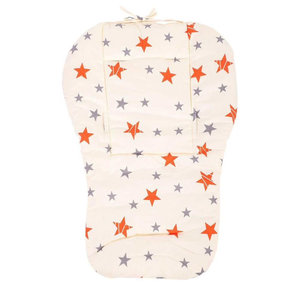 Baby Stroller Cushion With 2 Strips Pram Pushchair Seat Pad Trolley Accessory