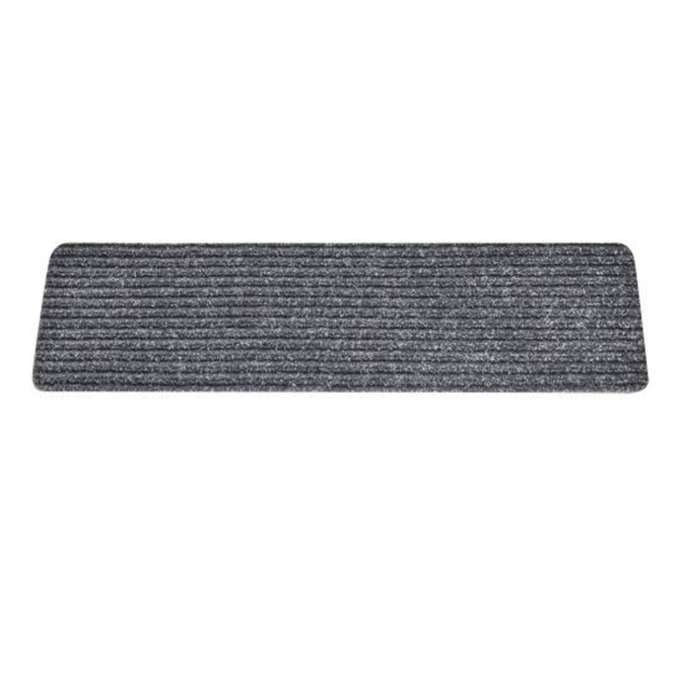 (light grey) Stair Treads For Wooden Steps Non-slip Carpet Mat Safety Rug Self-adhesive Indoor