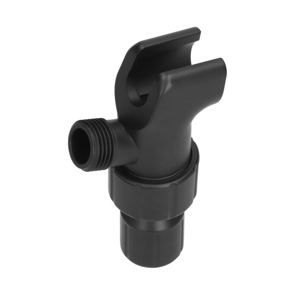 Universal Black Shower Arm Holder For Handheld Showerhead Adjustable Shower Arm Mount Bracket