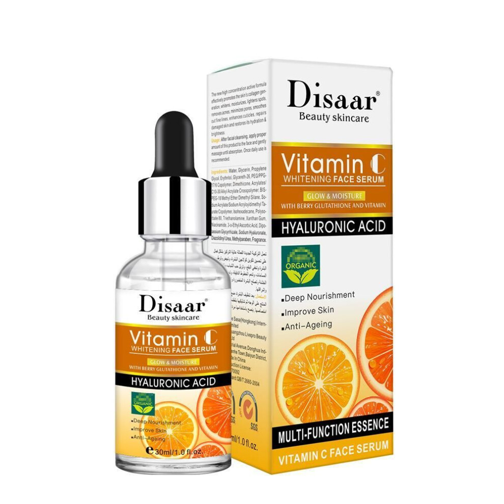 Disaar 30ml/pc Exquisite Girl Vitamin C Whitening Face Serum Oil Control Nourishing Deep Nourishment Improve Skin Anti-aging Essences