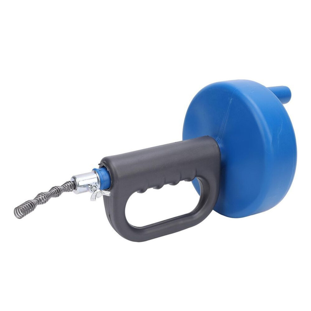 (3 M/9.8 FT) Drain Snake Auger Carbon Steel Heavy Duty Plumbing Snake Hair Clog Remover Drain Cleaner Tool For