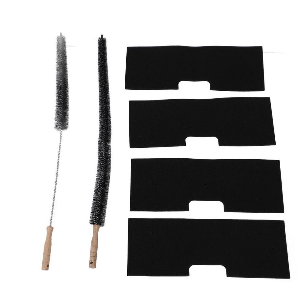 4pcs Washer Dryer Combo Lint Filters With 2 Dryer Vent Brushes Washable Reusable Washing Machine