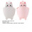 (pink) 2pcs Garbage Cans Pen Holders Large Capacity Smooth Edge Burr Free 10