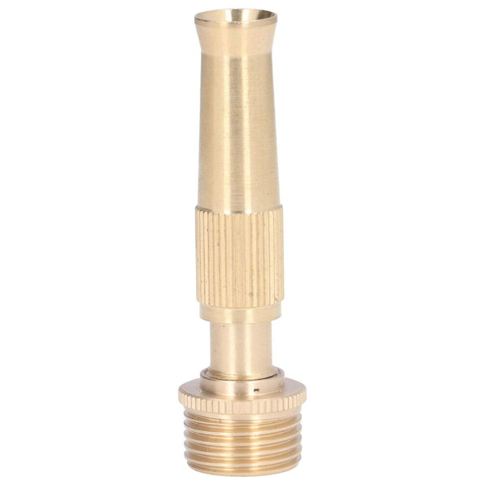 Water Hose Nozzle G1/2 External Thread High Pressure Resistant Rotatable Adjustable Garden Hose
