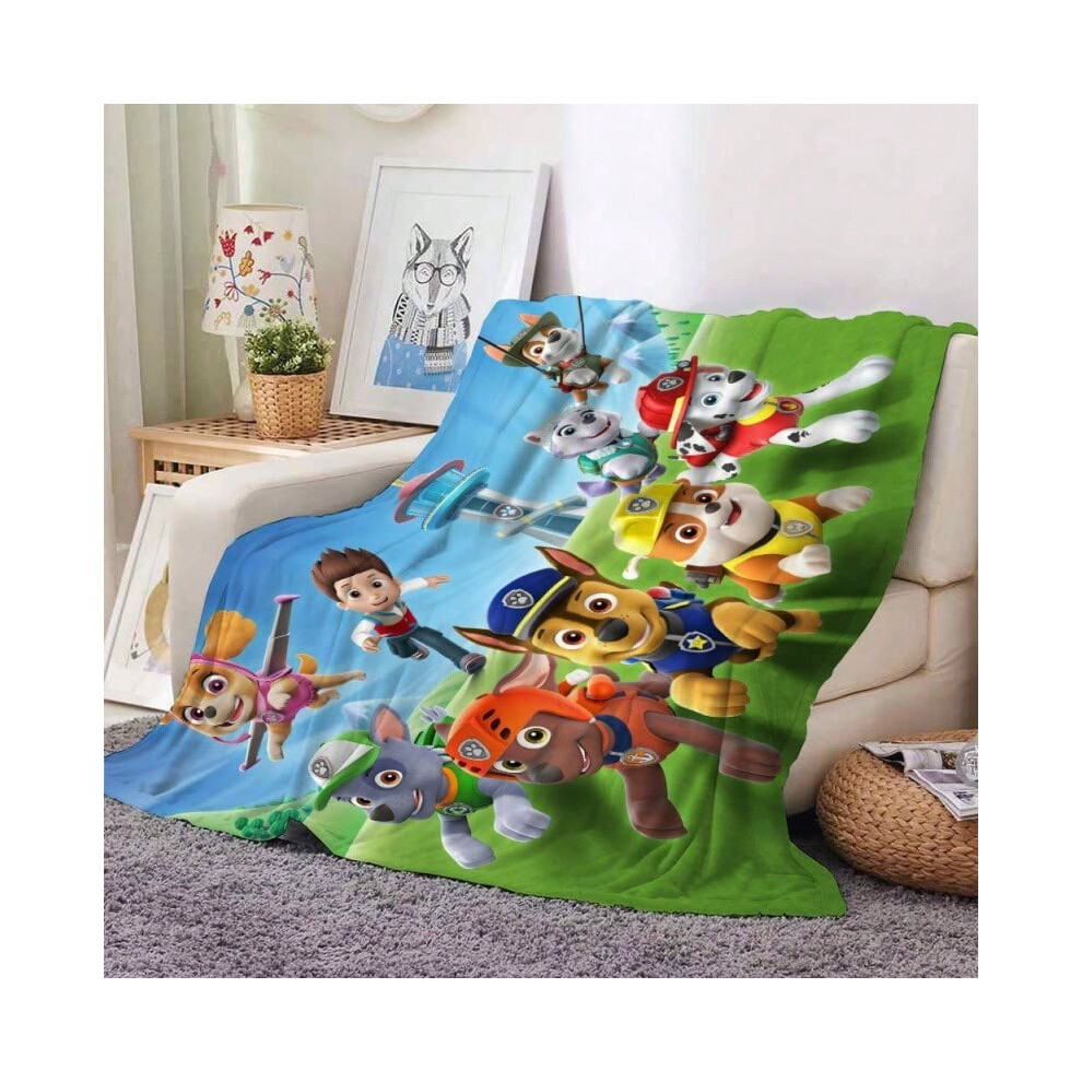 (ZM20211117B-11, 130x150cm) Paw Patrol DIY Blanket Flannel Blanket-image-OPC-PJ6NCR9-NEW