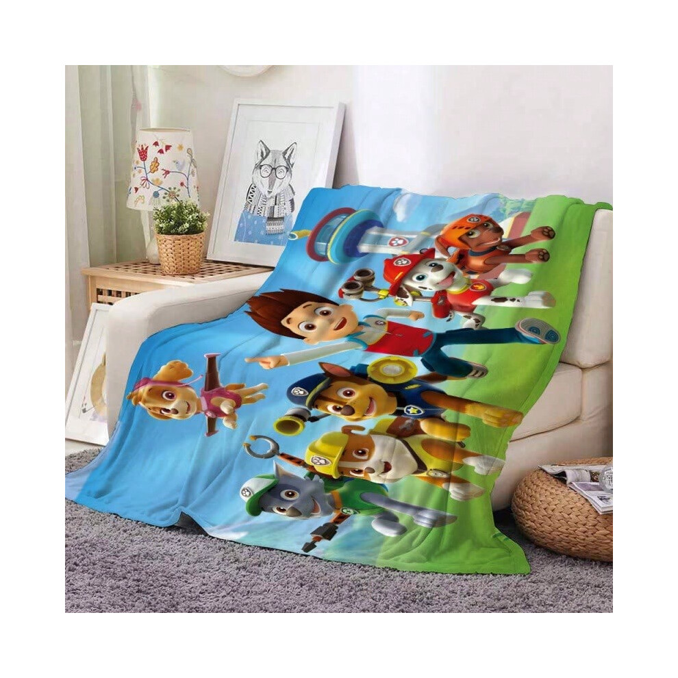 (ZM20211117B-10, 130x150cm) Paw Patrol DIY Blanket Flannel Blanket-image-OPC-PJ6NCSS-NEW