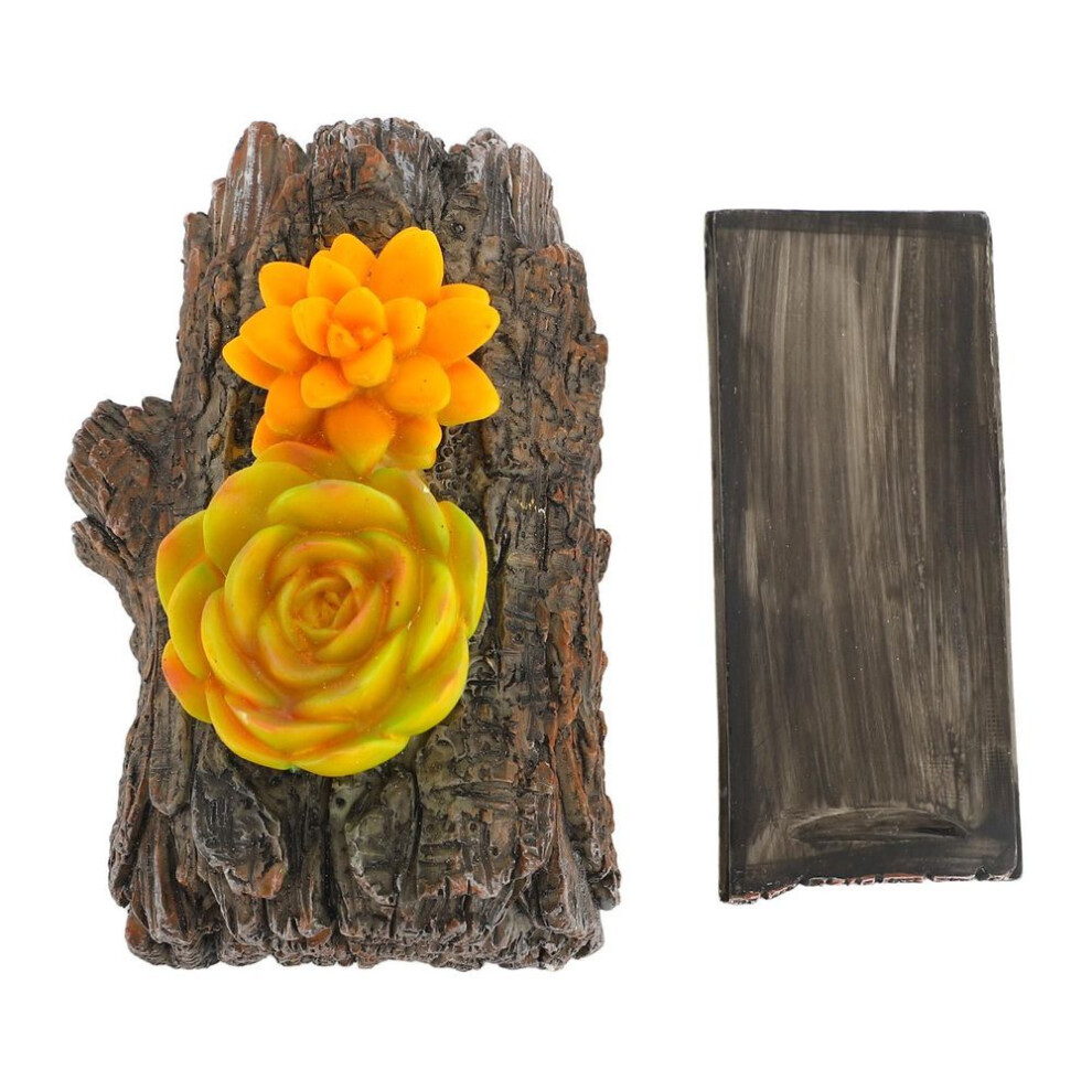 Faux Stump Hidden Key Box Resin Weather Resistant Branch Hidden Spare Key Holder Keychain Outdoor