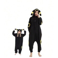 (Yellow Circle Moon Elf, Children's No. 115/130) Pokemon Gengar children's three-eyed monster cartoon one-piece pajamas Gengar Squirtle performance Pokemon