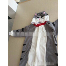 (Cheese Cat, Children 95#/110) Pokemon Gengar children's three-eyed monster cartoon one-piece pajamas Gengar Squirtle performance Pokemon