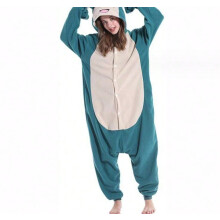 (Laughing Snorlax, Children's 125#/140) Pokemon Gengar children's three-eyed monster cartoon one-piece pajamas Gengar Squirtle performance Pokemon