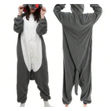 (Bad Bad Wolf/Big Bad Wolf, Children's 105#/120) Pokemon Gengar children's three-eyed monster cartoon one-piece pajamas Gengar Squirtle performance Pokemon