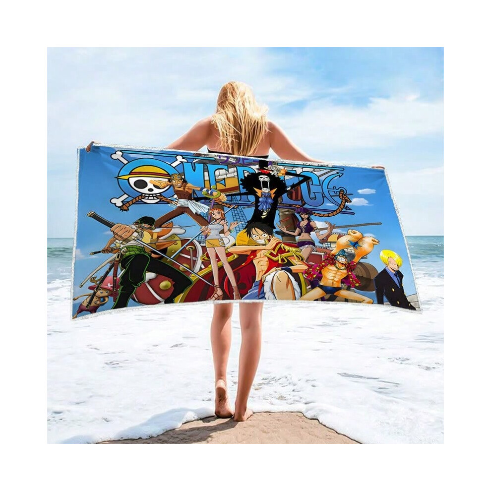 (AL210112023, 80*160CM) One Piece series towel, bath towel, cartoon bath towel, square beach towel-image-OPC-PJ6NXS8-NEW