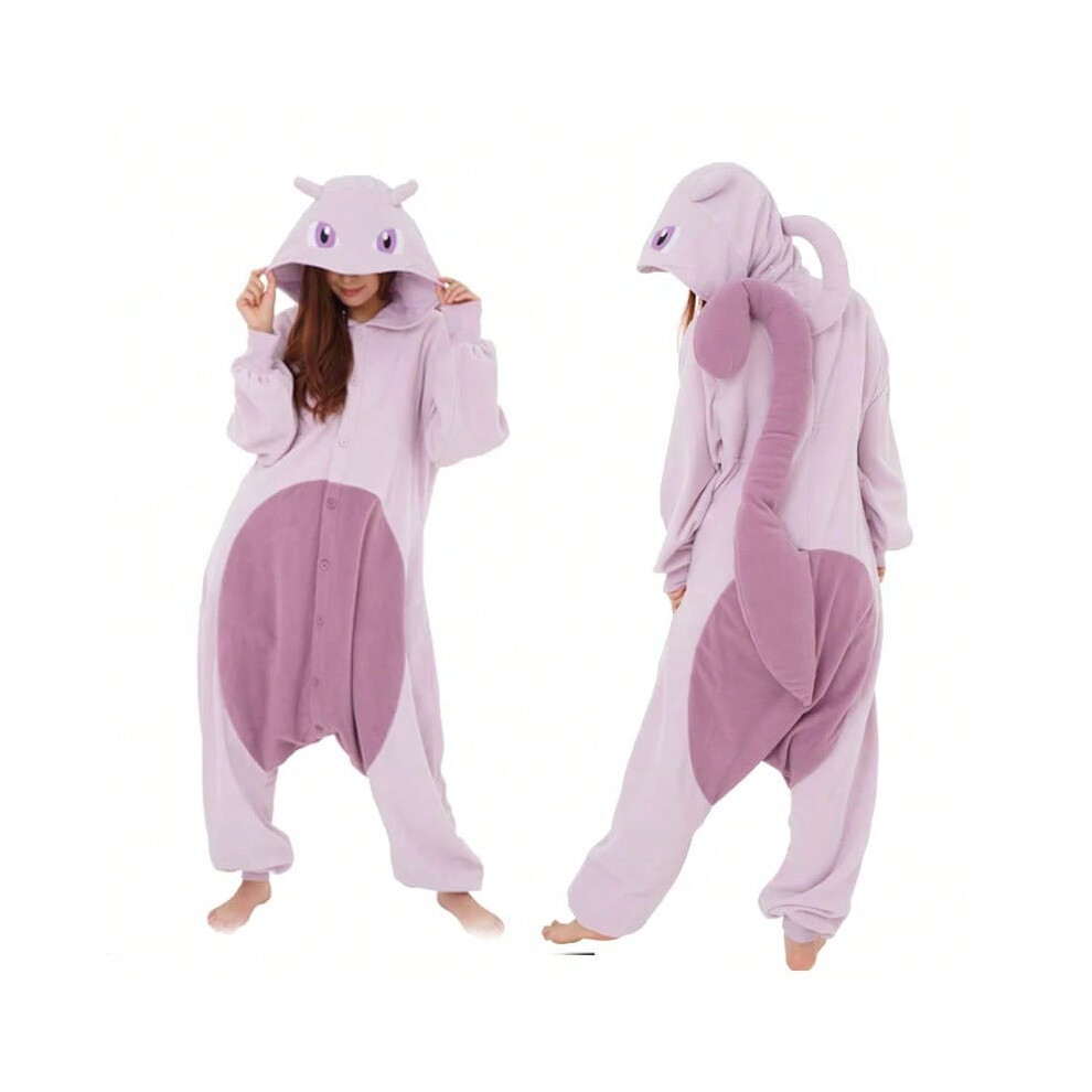 Gaatpot (Mewtwo, Size S (Height 148-158Cm)) Pokémon 2025 New Lucario, Greninja, Gyarados Cartoon One-Piece Pajamas Halloween Costume