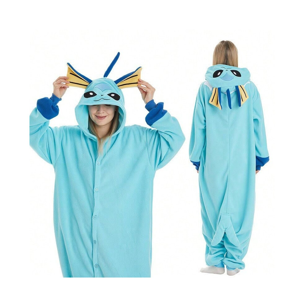 Gaatpot (Vaporeon, S Size Recommended Height 145-158Cm) Pokémon Greninja Meowth New Leaf Cartoon Anime One-Piece Pajamas Gengar Kittly Cat Kt