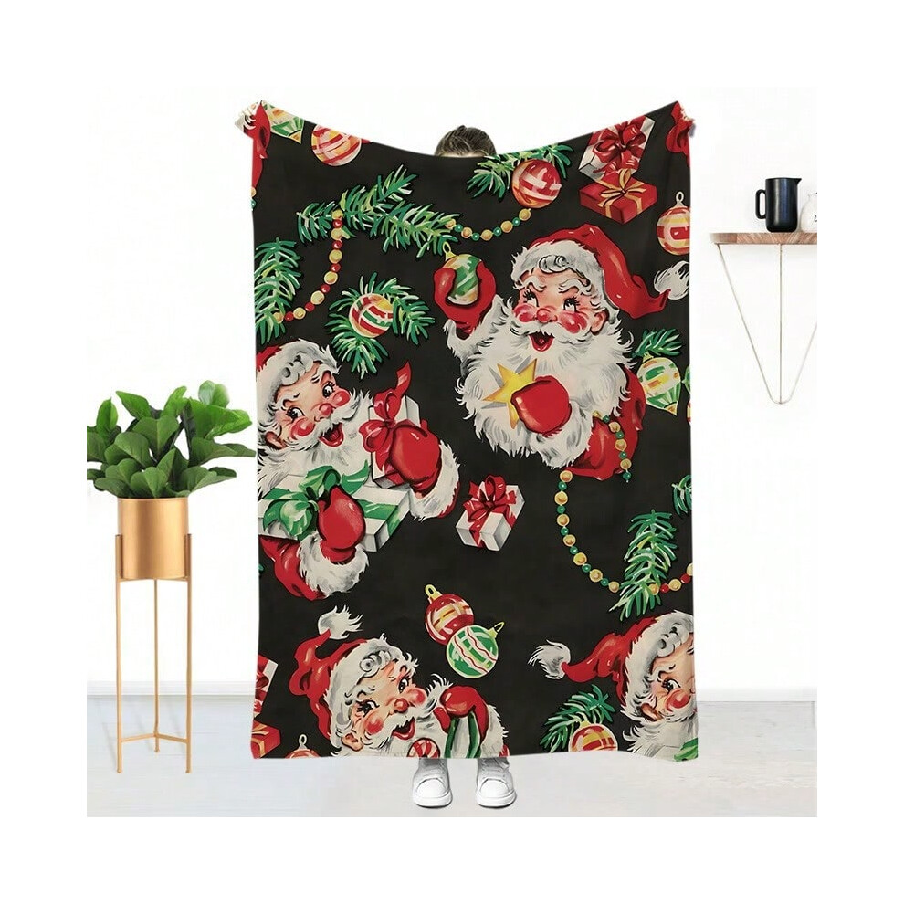 (SDJ269 fleece blanket, 150*130cm) Christmas flannel blanket office nap blanket-image-OPC-PJ6PN5B-NEW