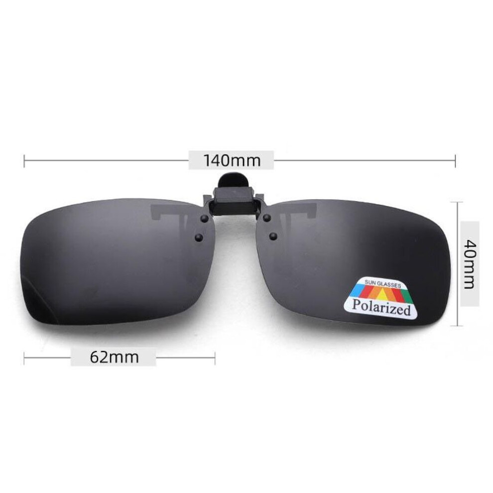 (grey, L) Clip-on Polarized Sunglasses Fashion Day Night Vision Flip-up Lens Sun Glasses Eyewear Driving Glasses Uv400 Unisex Riding Sunglasses  Unique