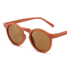 Girls Sunglasses Vintage Round Sunglasses orange frame